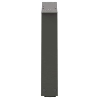 Eettafelpoten 2 st V-vormig 40x(30-31,3) cm staal antraciet 6
