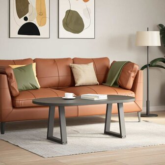 Eettafelpoten 2 st V-vormig 28x(42-43,3) cm staal antraciet 2