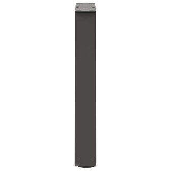 Eettafelpoten 2 st V-vormig 28x(42-43,3) cm staal antraciet 6