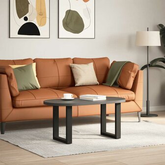 Salontafelpoten 2 st U-vormig 28x(42-43) cm staal zwart 2