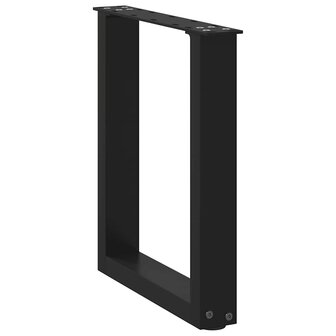 Salontafelpoten 2 st U-vormig 28x(42-43) cm staal zwart 4