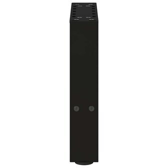 Salontafelpoten 2 st 30x(30-31) cm staal zwart 6
