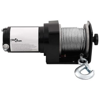 Elektrische lier 12 V 1360 kg met montageplaat en rollenvenster 4