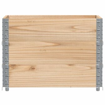 Palletopzetranden 3 st 80x60 cm massief grenenhout 3