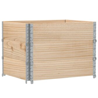 Palletopzetranden 3 st 80x60 cm massief grenenhout 5