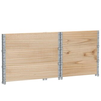 Palletopzetranden 3 st 80x60 cm massief grenenhout 6