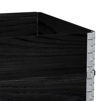 Palletopzetranden 3 st 120x80 cm massief grenenhout zwart 7