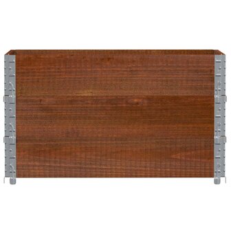 Palletopzetranden 3 st 100x50 cm massief grenenhout bruin 3