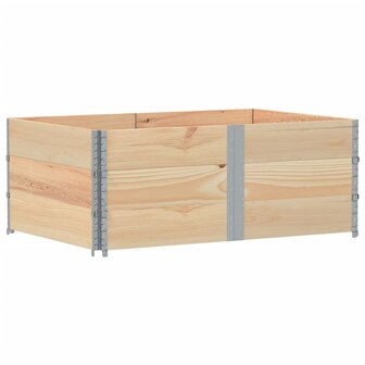 Palletopzetranden 3 st 150x100 cm massief grenenhout 2