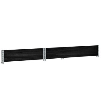 Palletopzetrand 120x80 cm massief grenenhout zwart 6