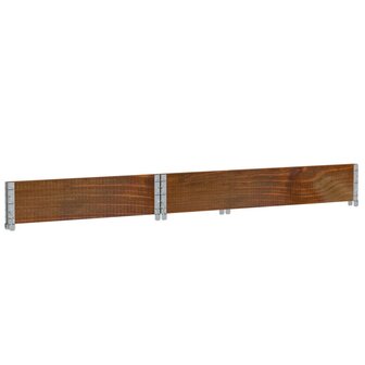 Palletopzetrand 120x80 cm massief grenenhout bruin 6