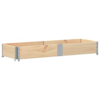 Palletopzetrand 150x50 cm massief grenenhout 2