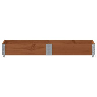 Palletopzetrand 150x50 cm massief grenenhout bruin 3