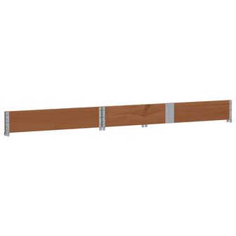 Palletopzetrand 150x50 cm massief grenenhout bruin 4