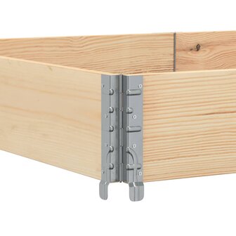 Palletopzetrand 150x100 cm massief grenenhout 6