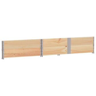 Palletopzetranden 2 st 150x100 cm massief grenenhout 4
