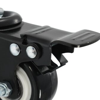 Zwenkwielen 8 st met remmen 50 mm 8