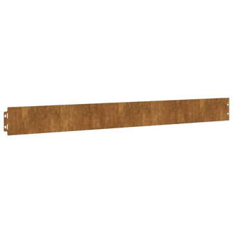 Gazonranden 10 stuks 10x103 cm flexibel cortenstaal 6