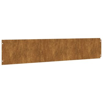 Gazonranden 10 stuks 20x103 cm flexibel cortenstaal 7