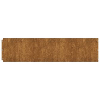 Gazonranden 10 stuks 25x103 cm flexibel cortenstaal 3