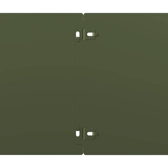 Gazonranden 10 st 20x103 cm koudgewalst staal olijfgroen 7