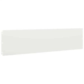 Gazonranden 10 st 25x103 cm koudgewalst staal wit 4