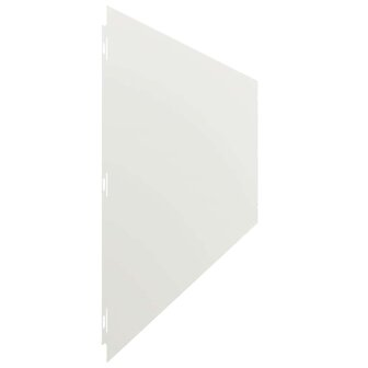 Gazonranden 10 st 25x103 cm koudgewalst staal wit 5