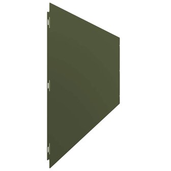 Gazonranden 10 st 25x103 cm koudgewalst staal olijfgroen 5