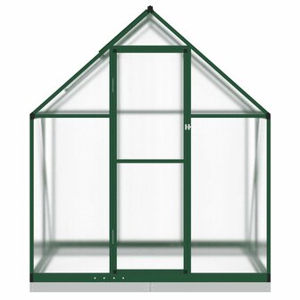 Tuinkas met basisframe 169x114x202 cm aluminium groen 3