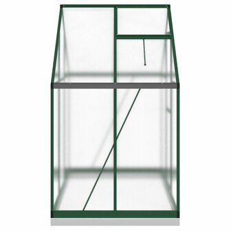 Tuinkas met basisframe 169x114x202 cm aluminium groen 4