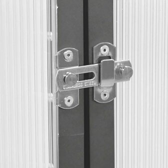 Tuinkas met basisframe 224x169x195 cm aluminium antracietkleur 7