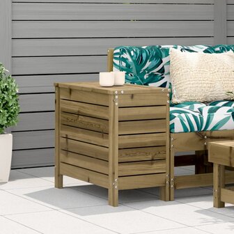 Tuinvoetenbank 62x31,5x52 cm ge&iuml;mpregneerd grenenhout 3