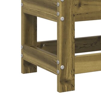 Tuinvoetenbank 62x30x32 cm ge&iuml;mpregneerd grenenhout 7