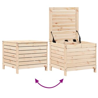 Tuinvoetenbank 62x63,5x53,5 cm massief grenenhout 7