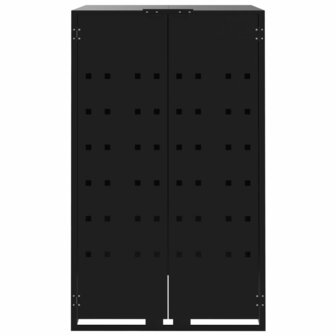 Containerberging voor 3 containers 207x79x117 cm staal zwart 5