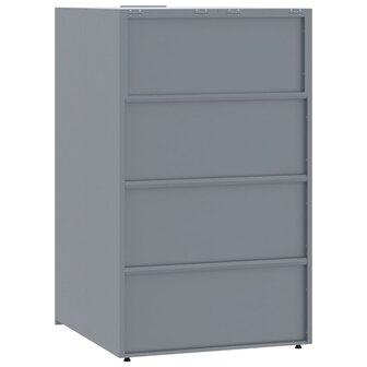 Containerberging voor 2 containers 138x79x117 cm staal grijs 7
