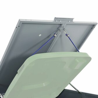 Containerberging voor 3 containers 207x79x117 cm staal grijs 9