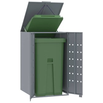 Containerberging voor 1 container 69x79x117 cm staal grijs 1