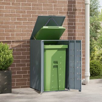 Containerberging voor 1 container 69x79x117 cm staal grijs 3