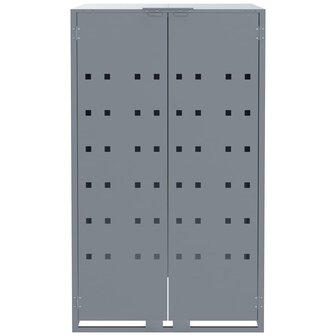 Containerberging voor 1 container 69x79x117 cm staal grijs 4