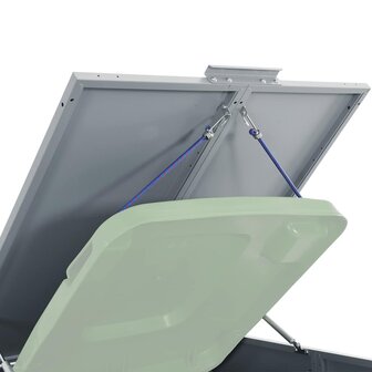 Containerberging voor 1 container 69x79x117 cm staal grijs 8