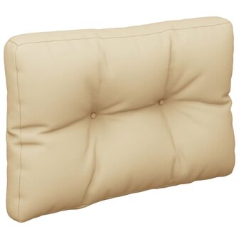 Palletkussen 60x40x12 cm stof beige 4