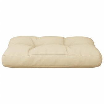 Palletkussen 60x40x12 cm stof beige 5