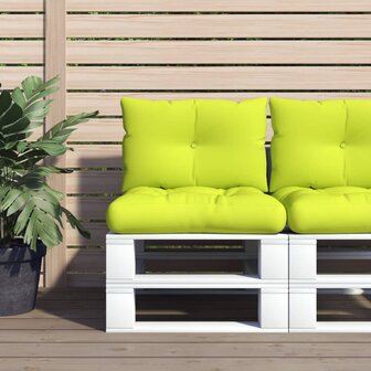 Palletkussens 2 st stof felgroen 1
