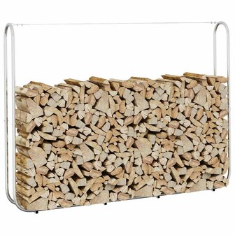 Haardhoutrek 200x25x150 cm gegalvaniseerd staal 1