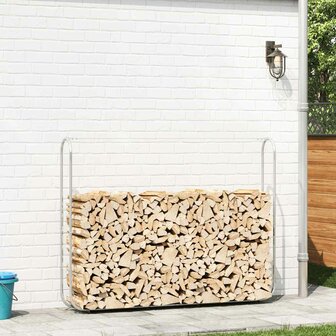 Haardhoutrek 200x25x150 cm gegalvaniseerd staal 3