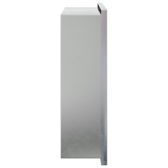 Douchenis 32x32x9 cm roestvrijstaal geborsteld zilverkleurig 5