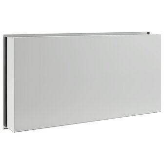 Douchenis 62x32x9 cm roestvrijstaal geborsteld zilverkleurig 6