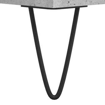 Badkamerkast 58x33x60 cm bewerkt hout betongrijs 9