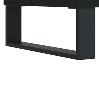 Badkamerkast 58x33x60 cm bewerkt hout zwart 9